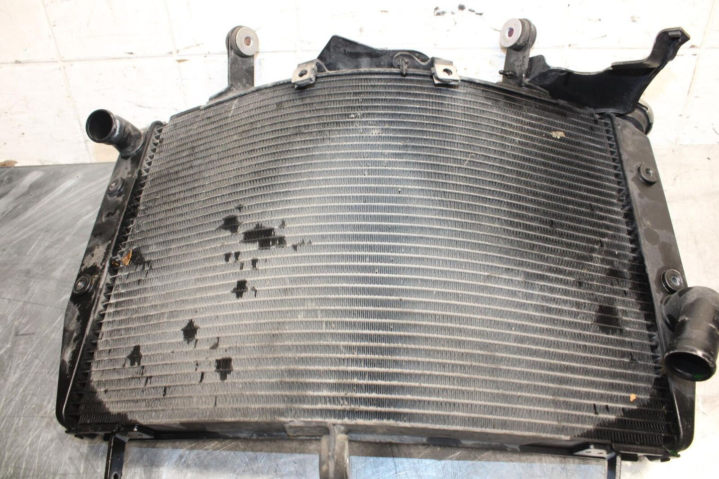 07 YAMAHA YZF R6 ENGINE RADIATOR COOLER COOLING RADIATER 2C0-12461-00-00 BB495