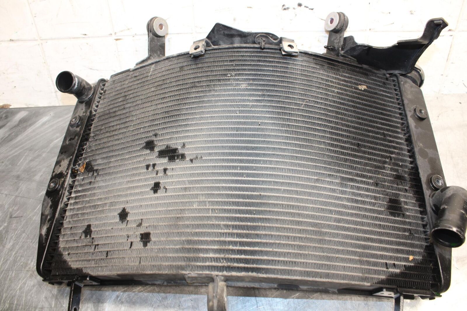 07 YAMAHA YZF R6 ENGINE RADIATOR COOLER COOLING RADIATER 2C0-12461-00-00 BB495