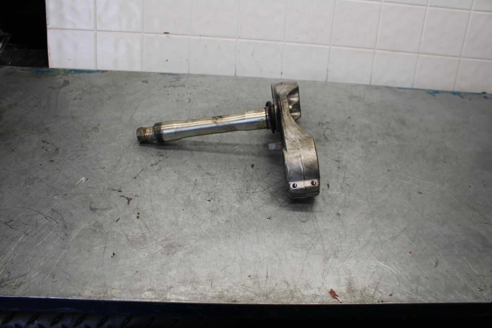 06-07 KAWASAKI NINJA ZX14R FRONT FORKS CLAMP LOWER TRIPLE TREE STEM bb433