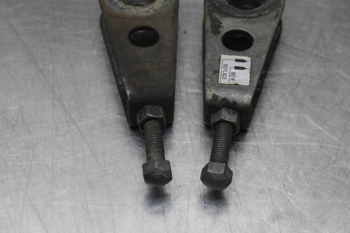 78-79 SUZUKI GS1000 SWINGARM CHAIN TENSIONER ADJUSTMENT BRACKETS  BB787