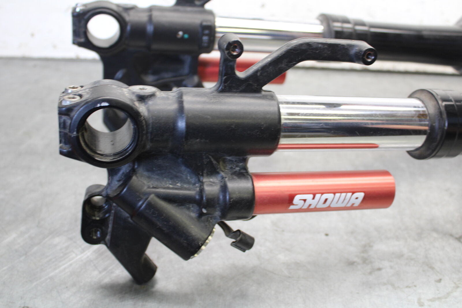 16 KAWASAKI NINJA ZX10R COMPLETE FRONT END FORKS SUSPENSION TRIPLE BB650