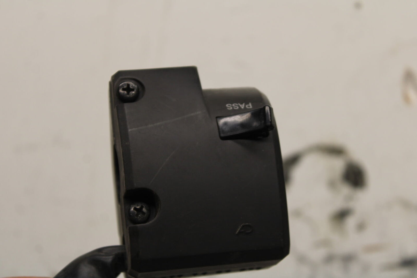 13-17 KAWASAKI NINJA ZX6R ZX636E LEFT CLIP ON HANDLE HORN SIGNALS SWITCH BB735