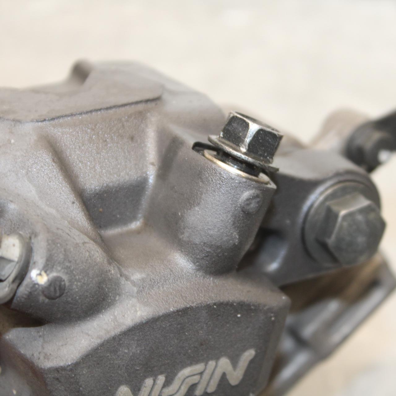 15-18 HONDA CB300FA REAR BACK BRAKE CALIPER W MOUNT BRACKET BB646
