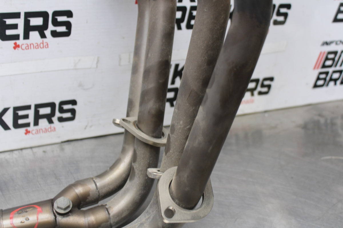 17 YAMAHA YZF R6 EXHAUST HEADER PIPES MANIFOLD BB922