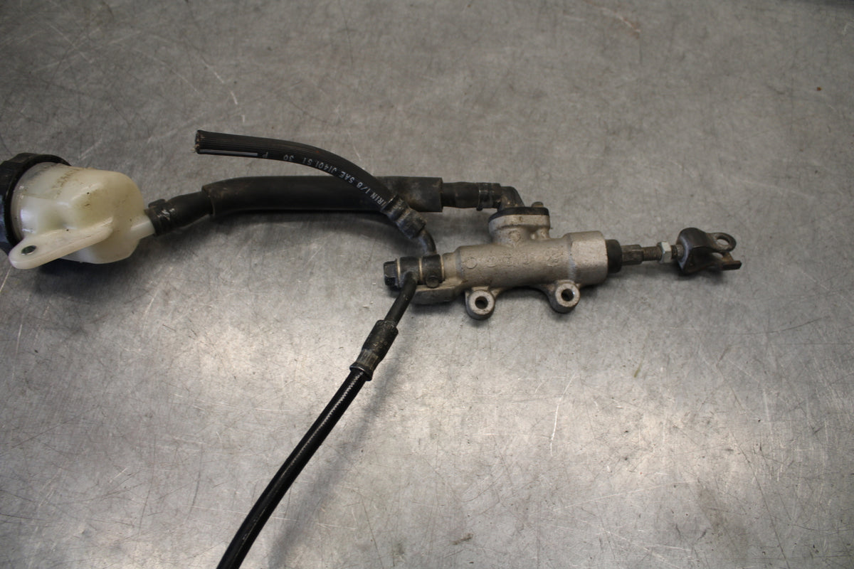 04-12 HONDA ST1300A REAR BACK BRAKE MASTER CYLINDER W RESERVOIR BB669