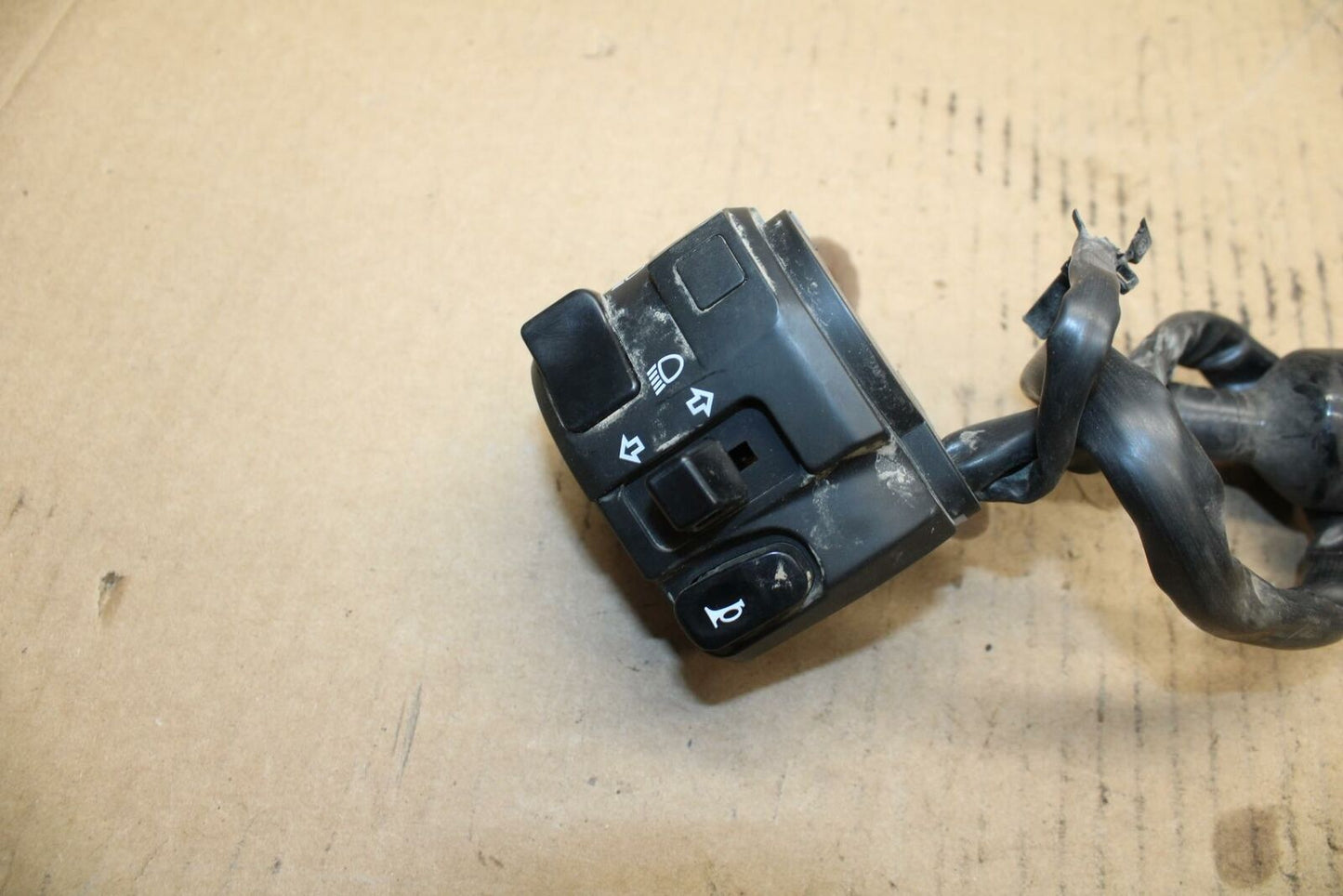 15 KAWASAKI NINJA 300 EX300 ABS LEFT CLIP ON HANDLE HORN SIGNALS SWITCH BB395