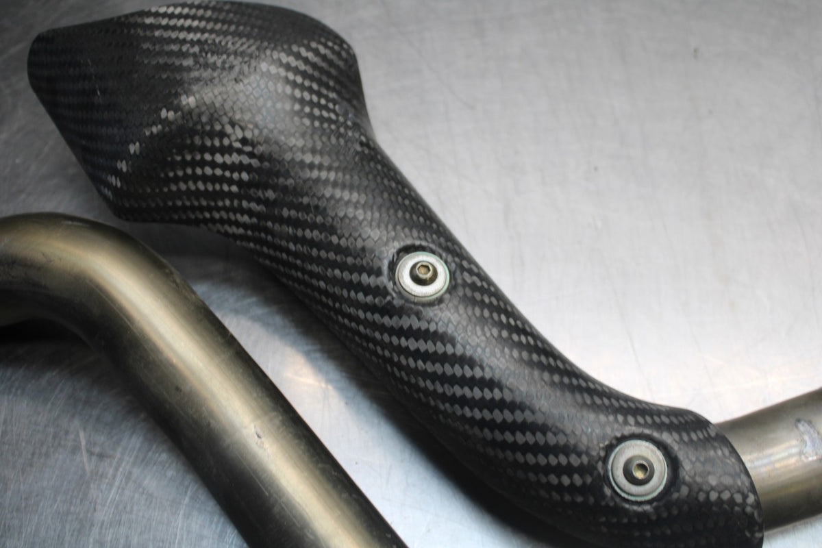 02 DUCATI MONSTER 620 FULL EXHAUST SYSTEM HEADERS PIPE MUFFLER BB851
