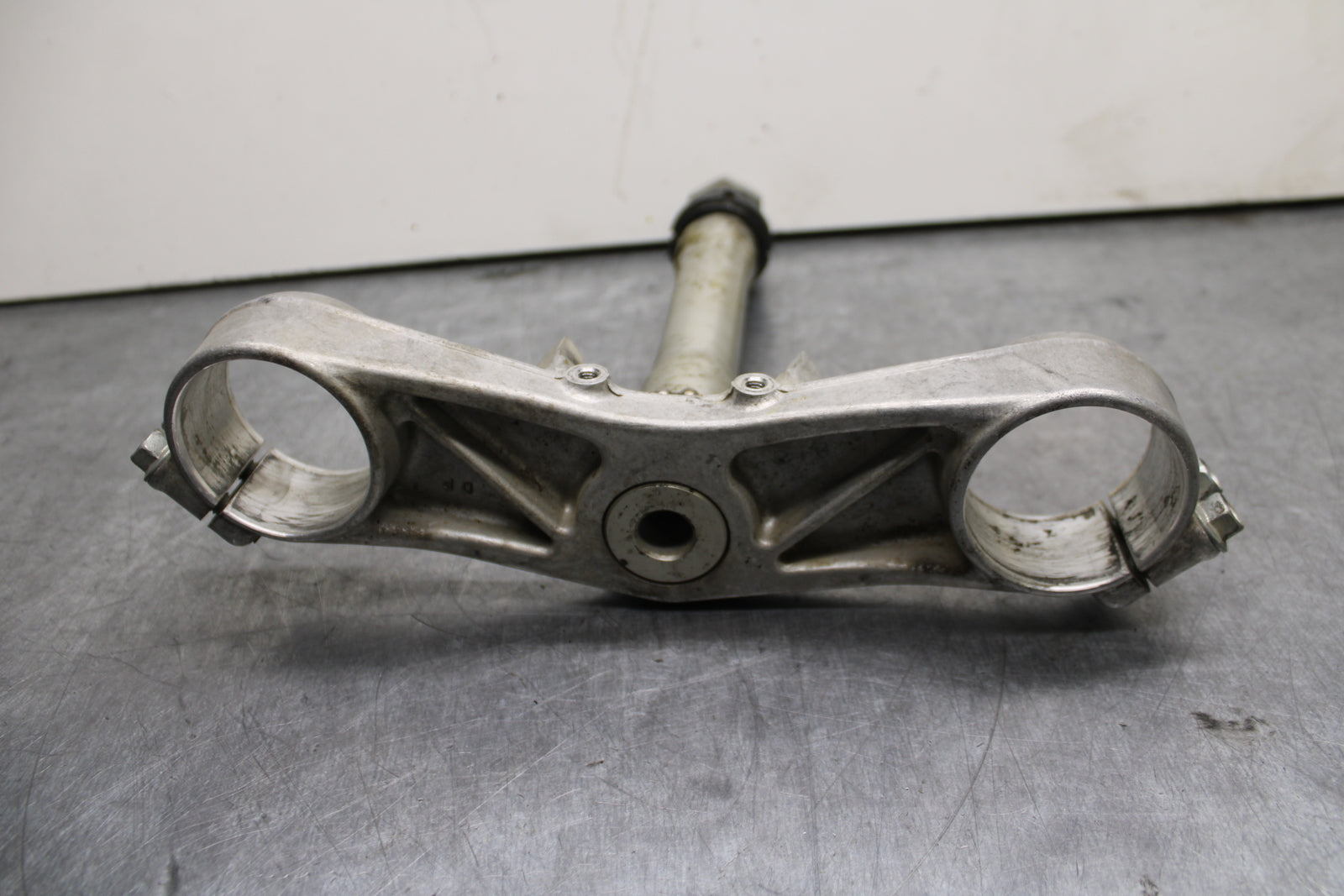 00-05 KAWASAKI NINJA ZX12R FRONT FORKS CLAMP LOWER TRIPLE TREE STEM BB121