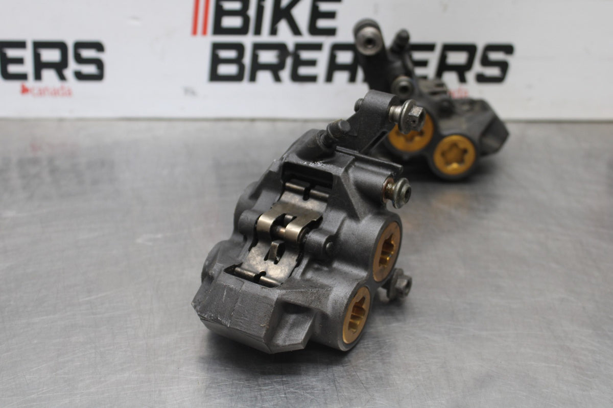 03 YAMAHA YZF R1 RIGHT LEFT FRONT BRAKE CALIPER SET PAIR CALIPERS BB895