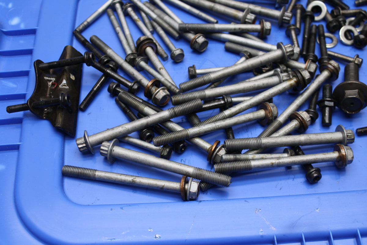 13-18 KAWASAKI NINJA ZX6R ENGINE MOUNTING BOLTS HARDWARE MOTOR SCREWS BB143
