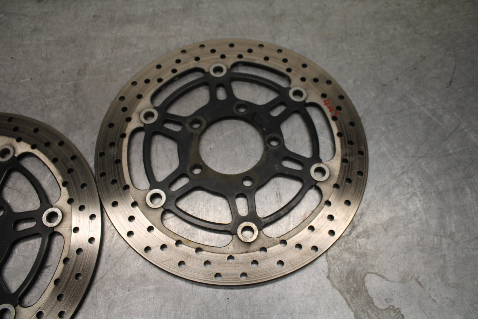 03 SUZUKI SV650S FRONT LEFT RIGHT BRAKE ROTORS DISCS BB130