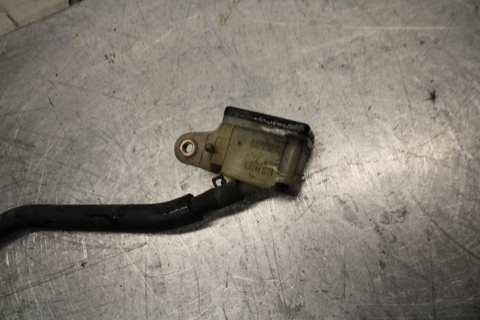 05-06 HONDA CBR600RR REAR BRAKE MASTER FLUID RESERVOIR TANK BOTTLE BB444