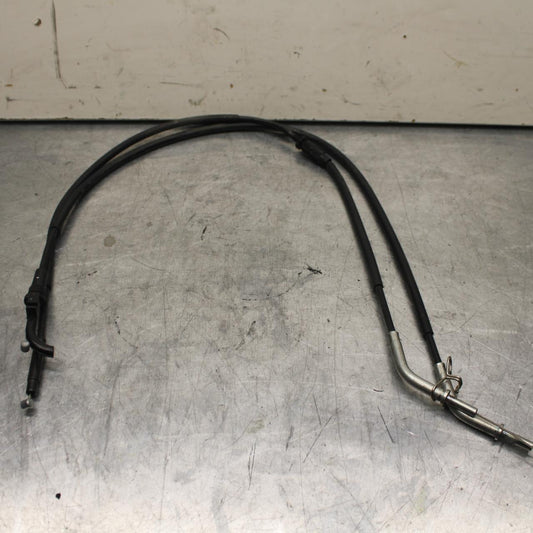12-17 KAWASAKI ER-6N Z650 THROTTLE CABLES LINES BB607