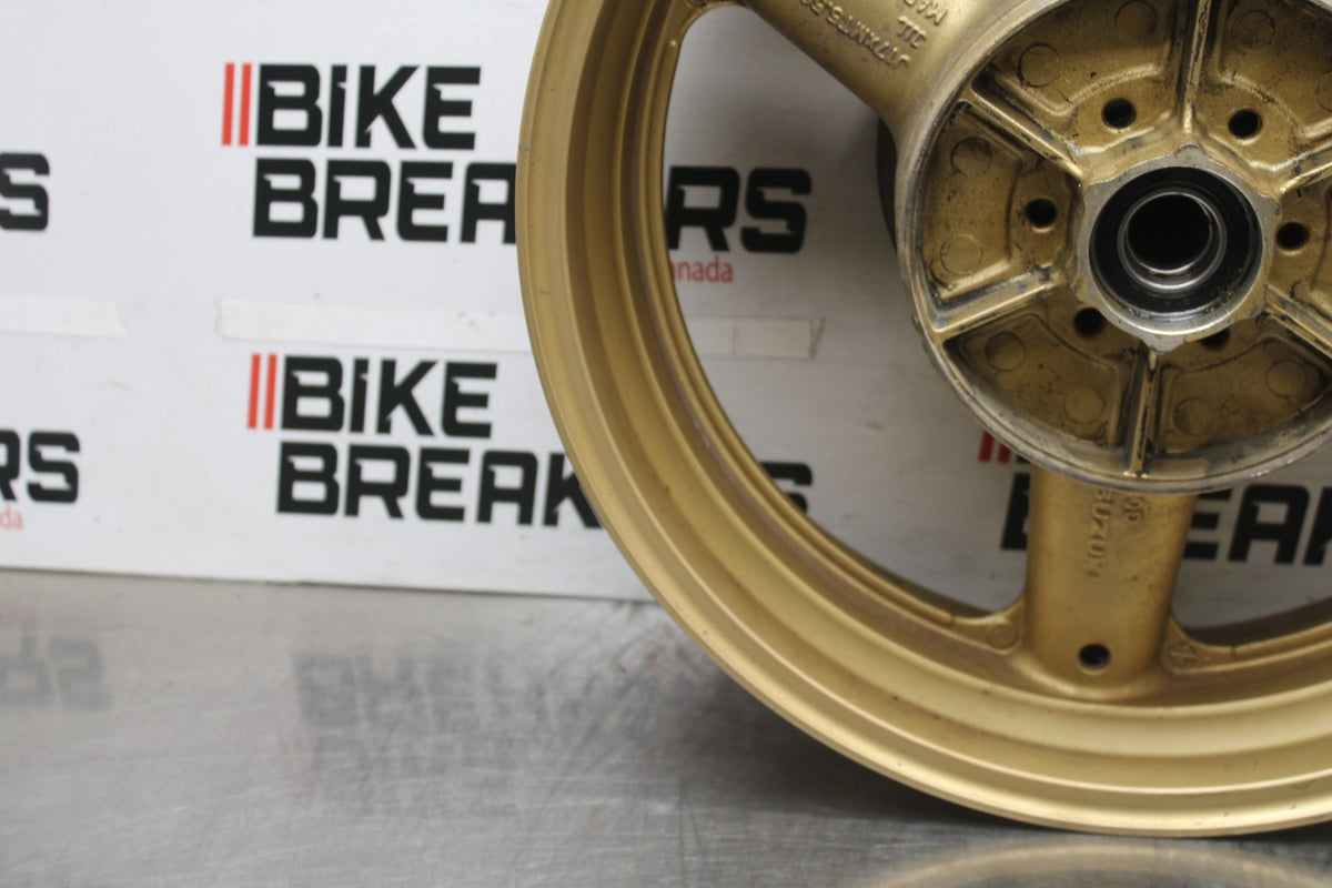 97-00 SUZUKI GSXR600 SRAD REAR WHEEL BACK RIM & ROTOR BB921