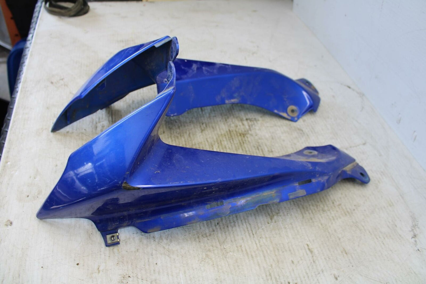 08-09 SUZUKI GSXR600 RIGHT LEFT FRONT DUCT COVERS COWLS 94672-37H00-YKY BB156B