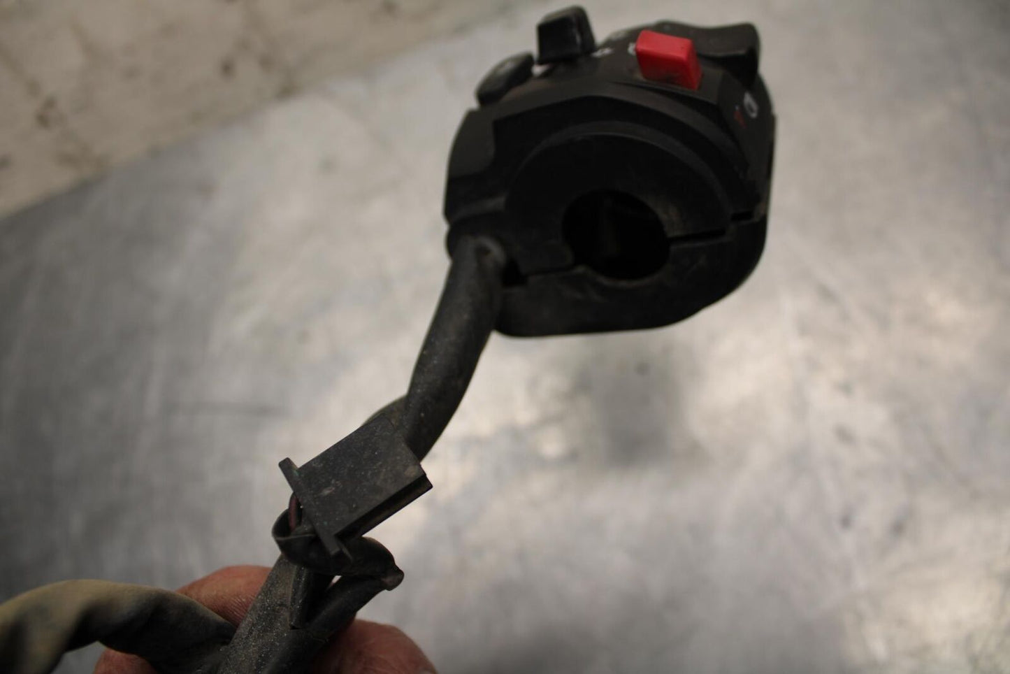 11 KAWASAKI NINJA 650 ER EX 650 LEFT CLIP ON HANDLE HORN SIGNALS SWITCH BB503