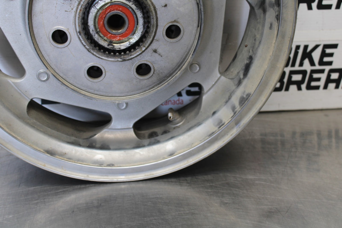08 KAWASAKI VULCAN 1600 VN1600D NOMAD REAR WHEEL BACK RIM & ROTOR BB904