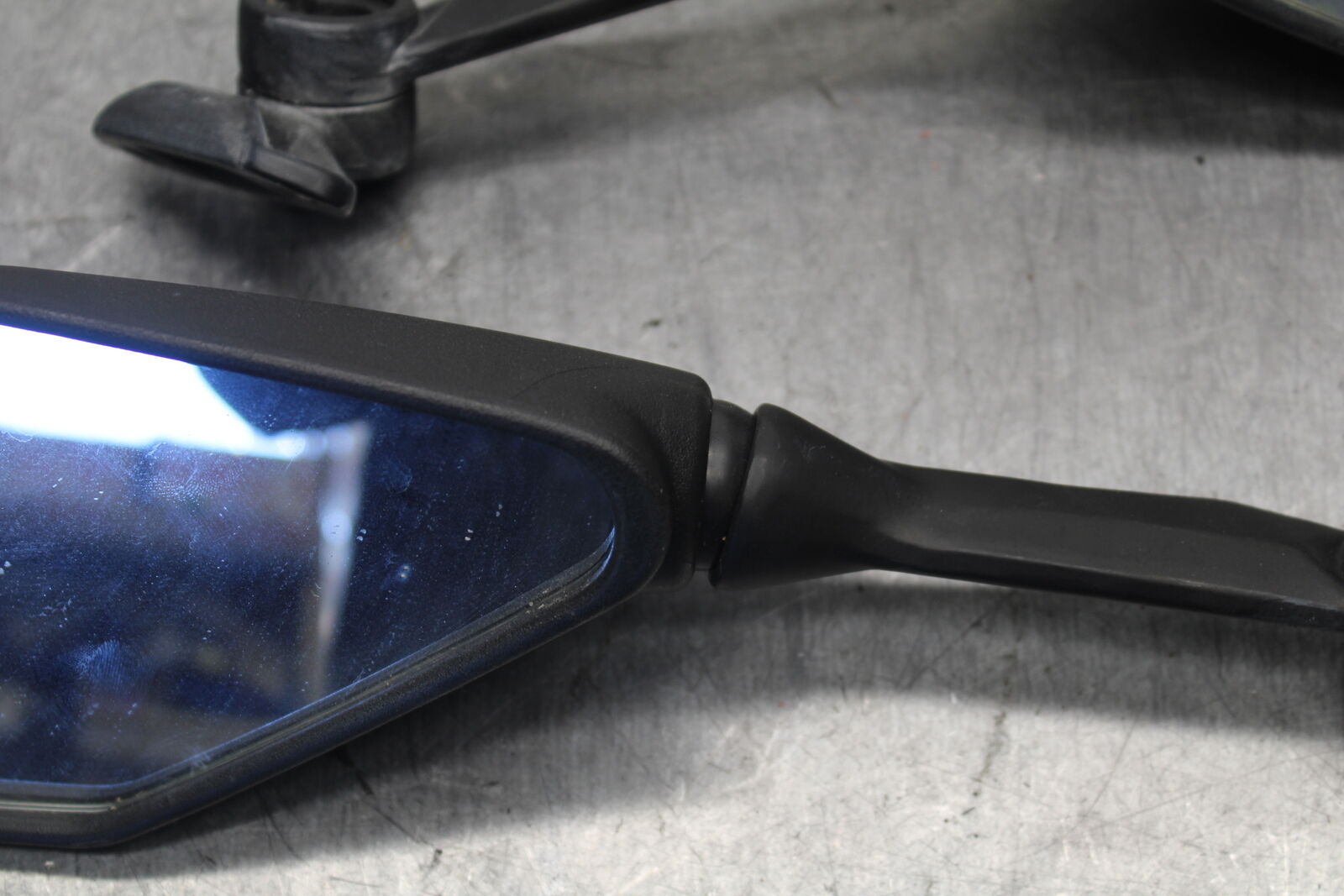 09-12 KAWASAKI NINJA ZX6R REAR VIEW MIRROR SET PAIR MIRRORS BB698