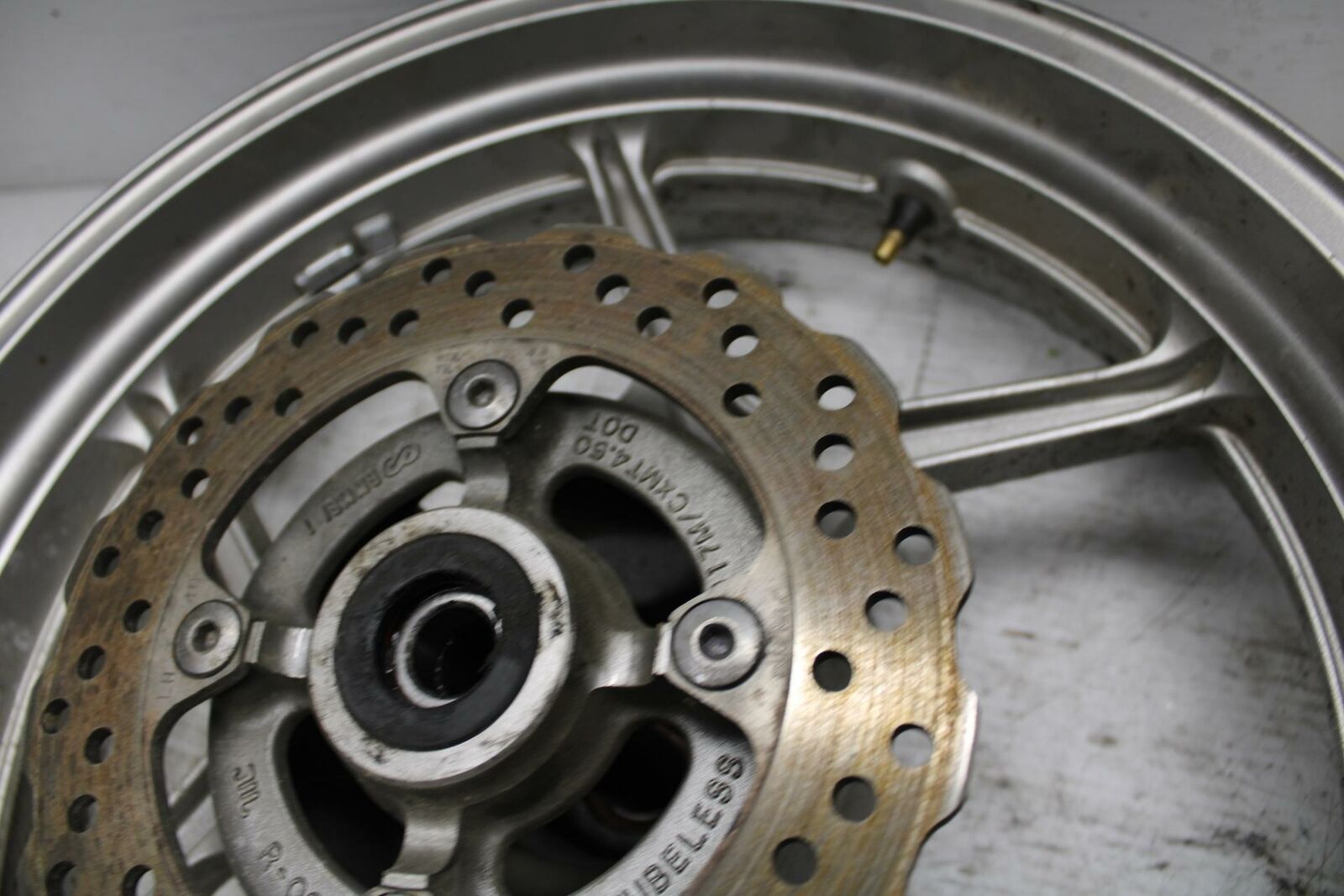 07-09 KAWASAKI VERSYS 650 REAR WHEEL BACK RIM BB302