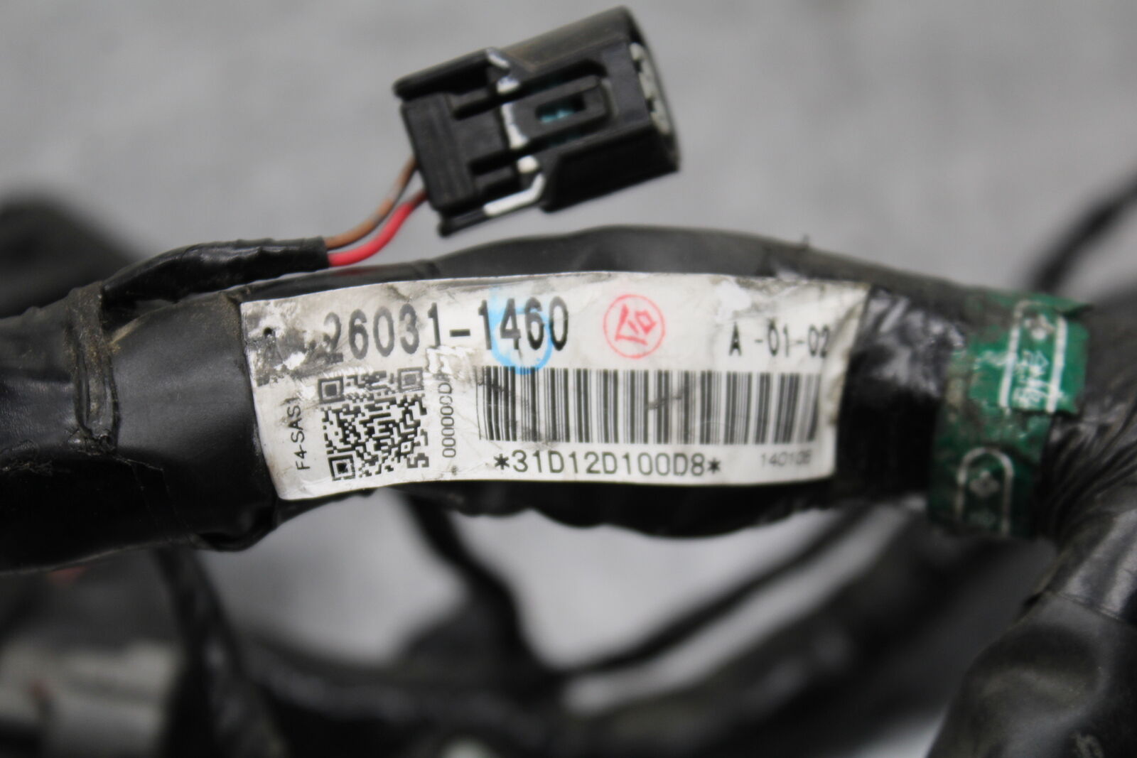 14-15 KAWASAKI NINJA 650 EX650F ABS MAIN ENGINE WIRING HARNESS WIRE LOOM BB741