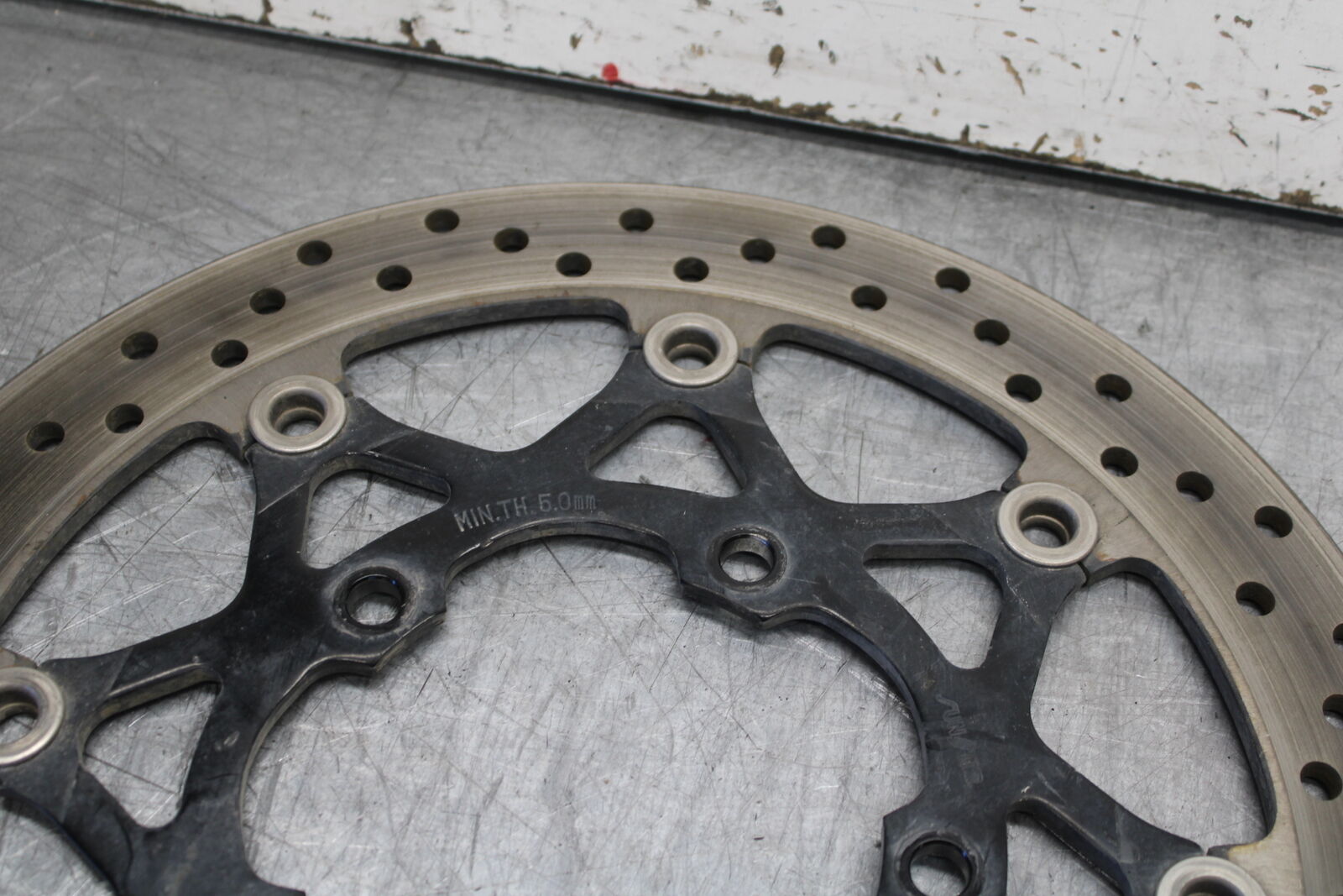 06-07 SUZUKI GSXR 600 FRONT LEFT RIGHT BRAKE ROTORS DISCS BB243