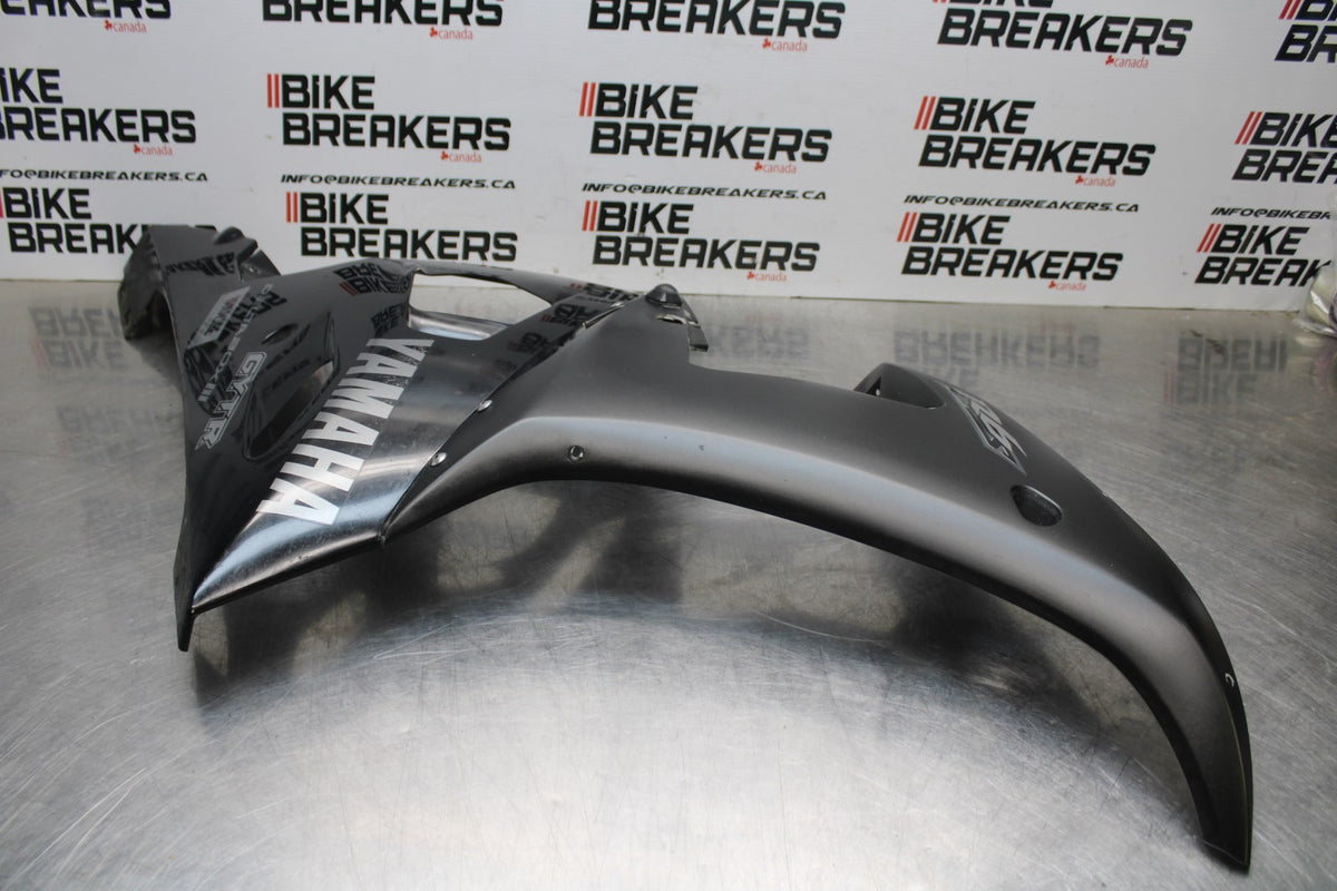 08-09 YAMAHA YZF R6S RIGHT LOWER MID UPPER SIDE FAIRING COWL  BB796
