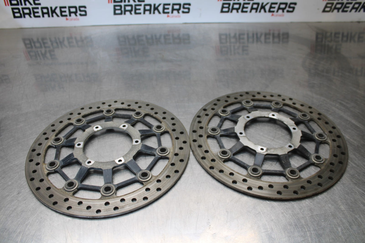 12 HONDA CB1000R FRONT LEFT RIGHT BRAKE ROTORS DISCS BB200