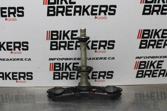 00-02 KAWASAKI NINJA ZX6R FRONT FORKS CLAMP LOWER TRIPLE TREE STEM BB750