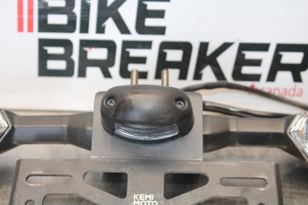 18-23 KAWASAKI NINJA 400 EX400 FENDER ELIMINATOR PLATE BRACKET & LIGHTS BB192