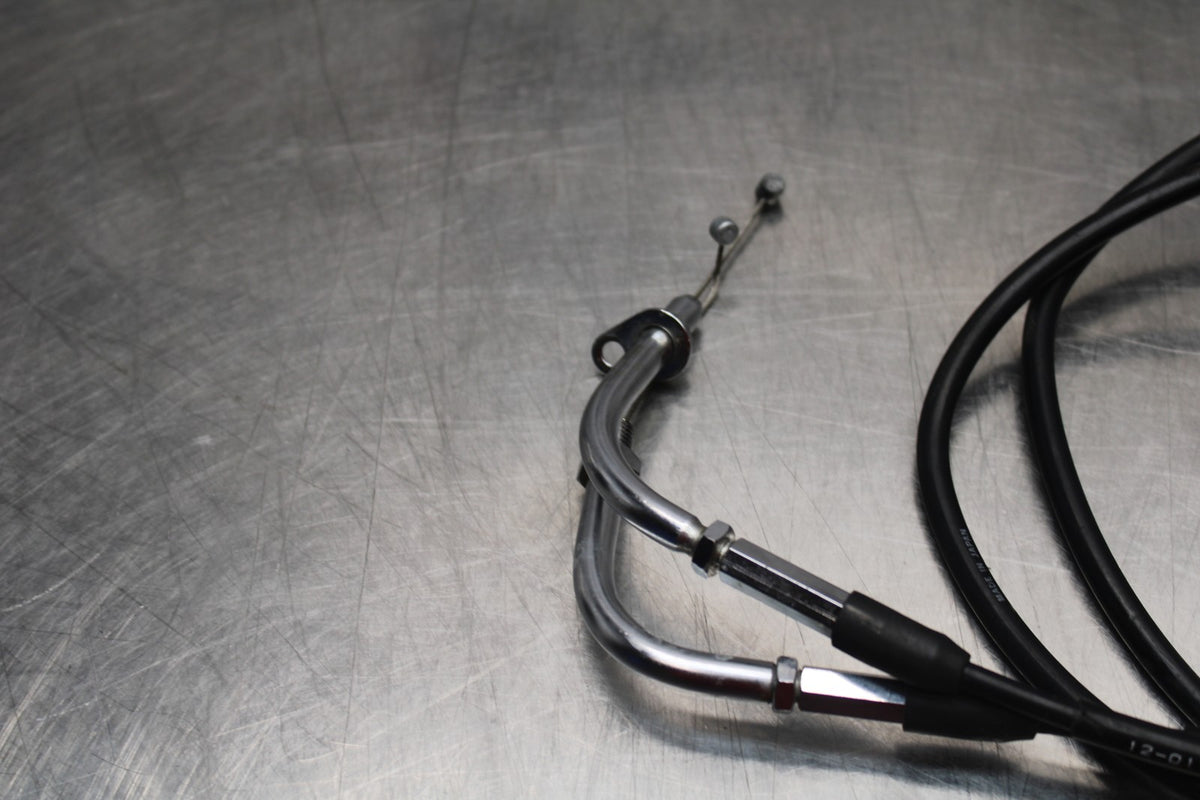 06 KAWASAKI VULCAN 900 THROTTLE CABLES LINES BB799