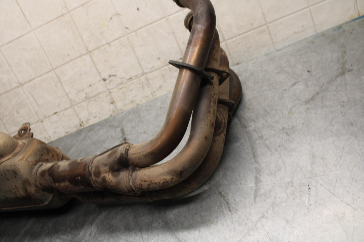 2009 Yamaha YZF R6 EXHAUST HEADER PIPES MANIFOLD 13S-14610-00-00 BB532