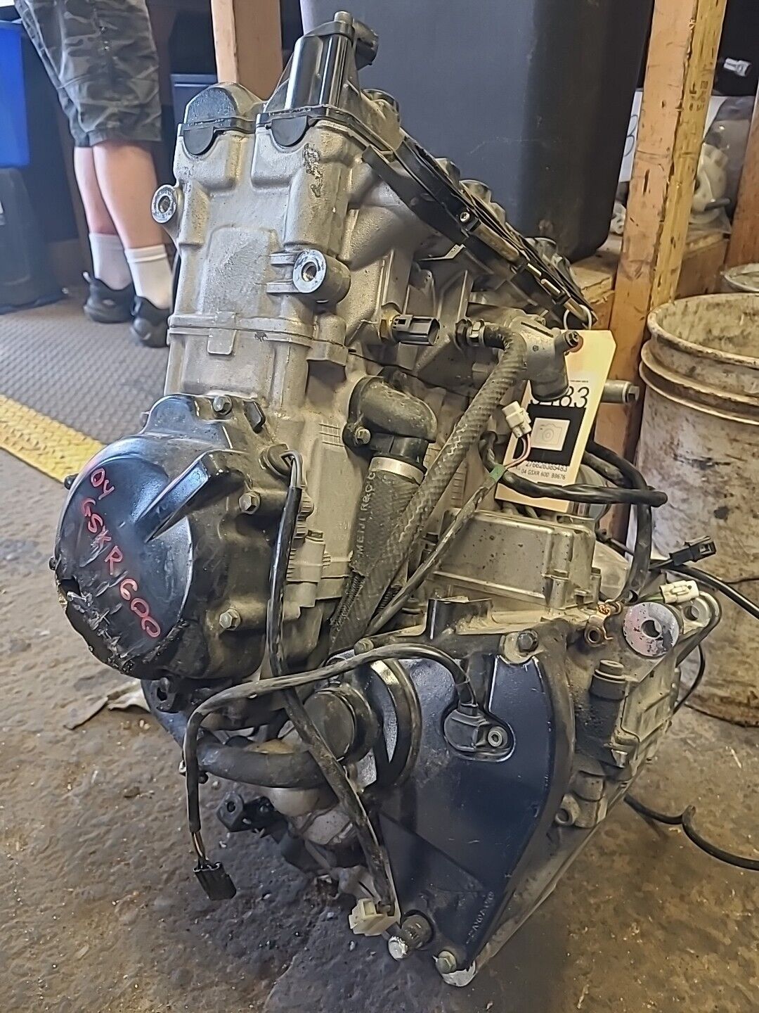04 SUZUKI GSXR600 ENGINE MOTOR 11301-29861 BB676
