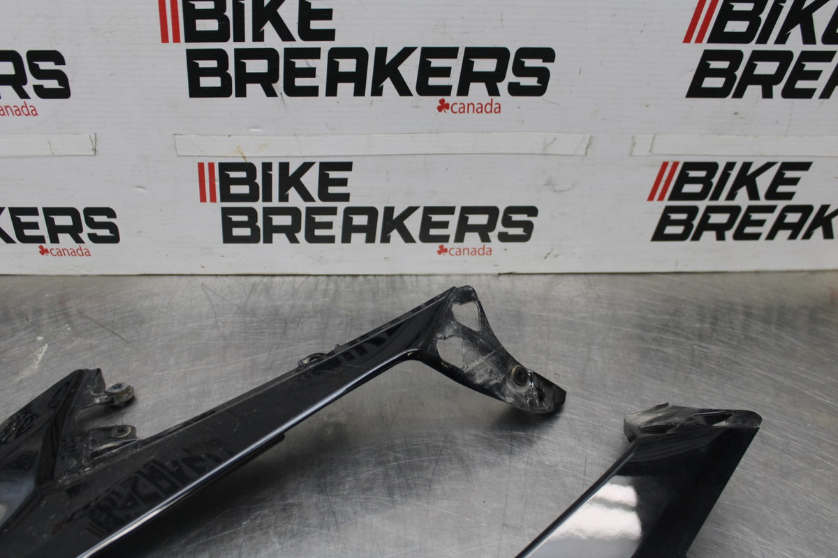 23 KAWASAKI NINJA 650 EX650 RIGHT LEFT FRONT SIDE SEAT PANELS TRIMS COWL BB920