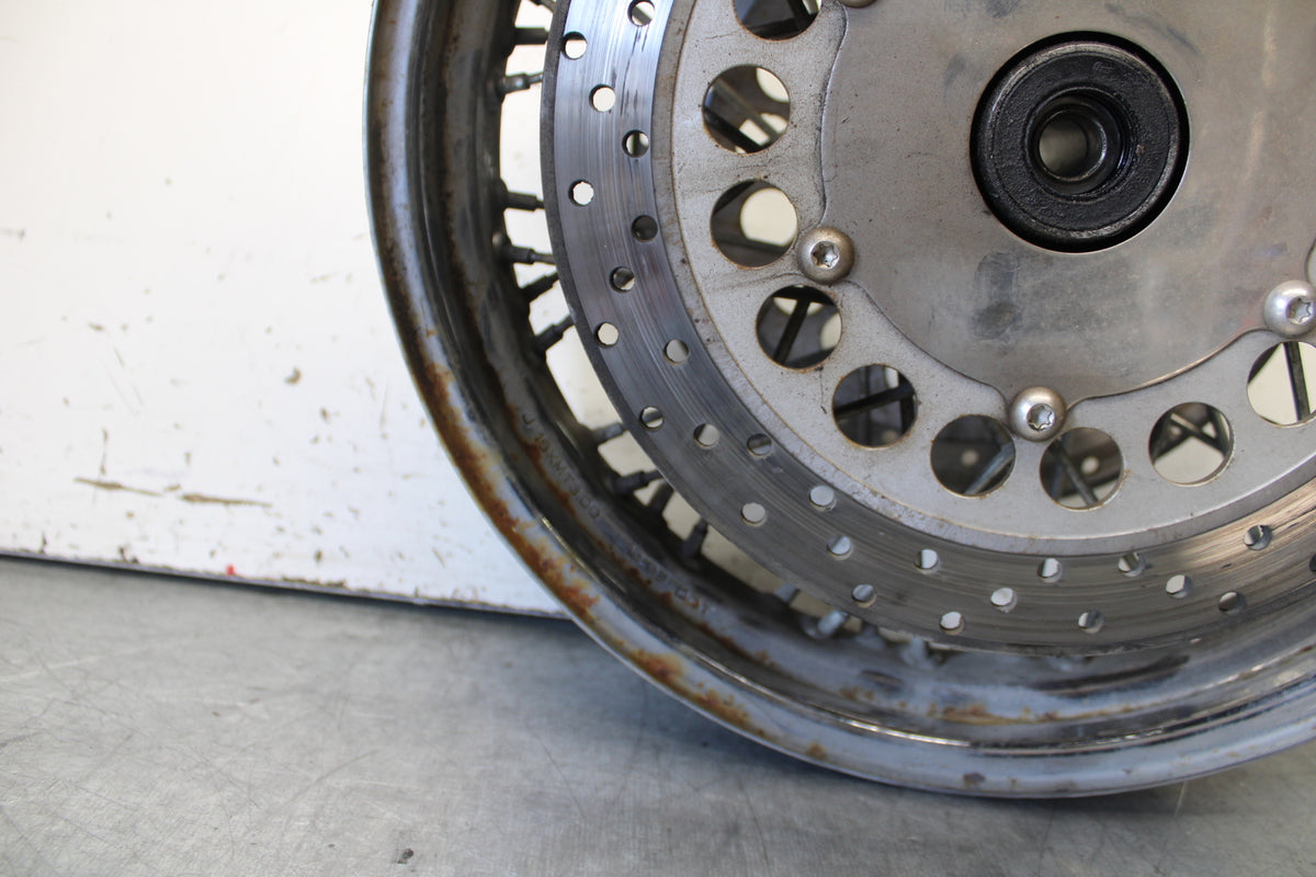 99-00 YAMAHA V STAR 1100 FRONT WHEEL FRONT RIM  BB711