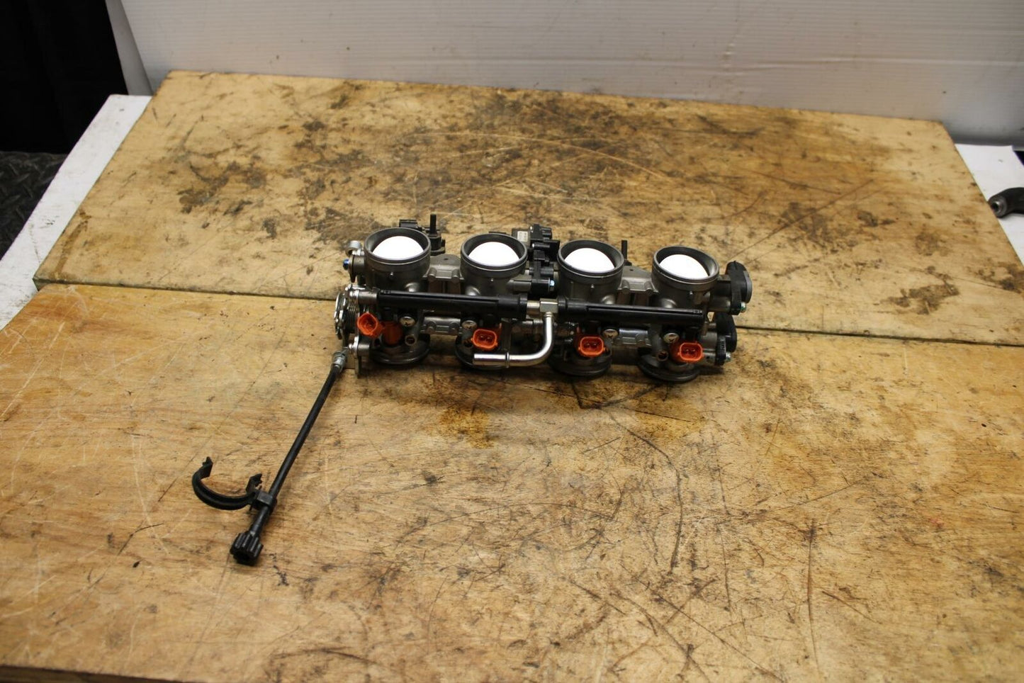 13-18 KAWASAKI NINJA ZX6R MAIN FUEL INJECTORS / THROTTLE BODIES BB349