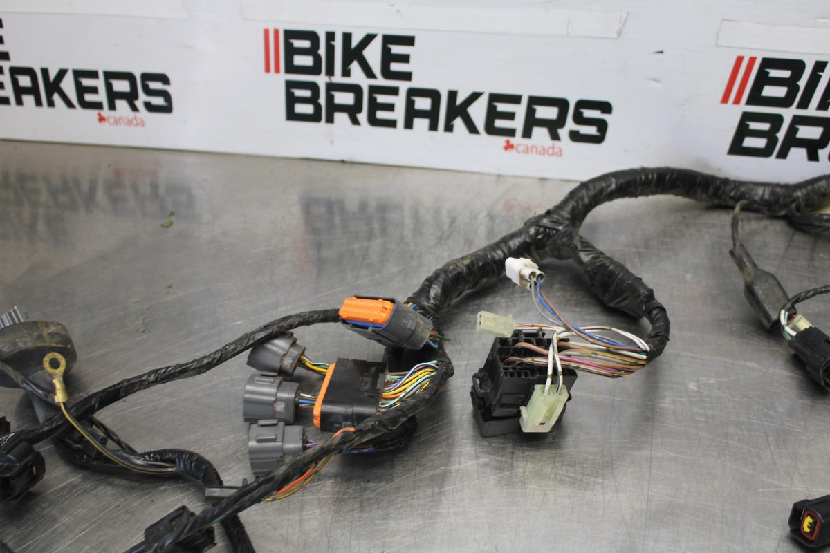 08 KAWASAKI NINJA ZX10R MAIN ENGINE WIRING HARNESS MOTOR WIRE LOOM BB902