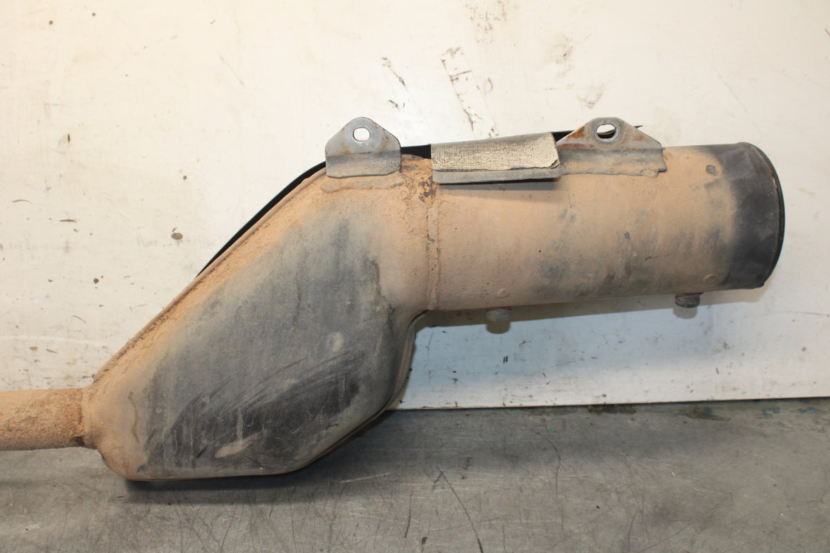 08-18 KAWASAKI KLR650 FULL EXHAUST SYSTEM HEADERS PIPE MUFFLER BB707