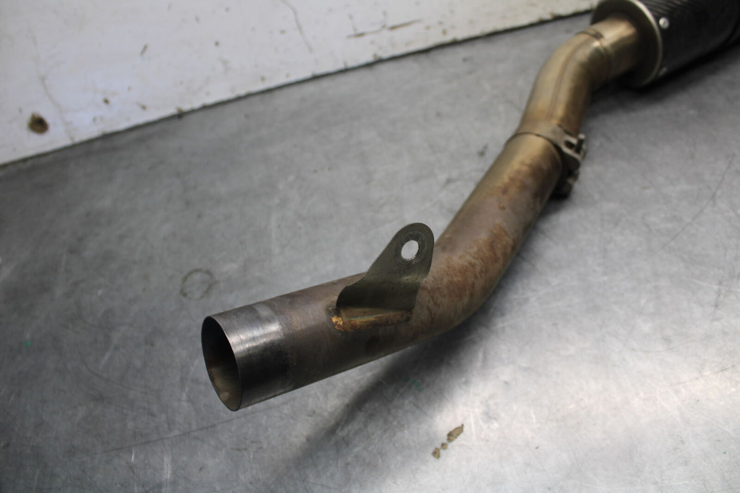 09-12 KAWASAKI NINJA ZX6R EXHAUST PIPE MUFFLER SLIP ON CAN SILENCER BB698