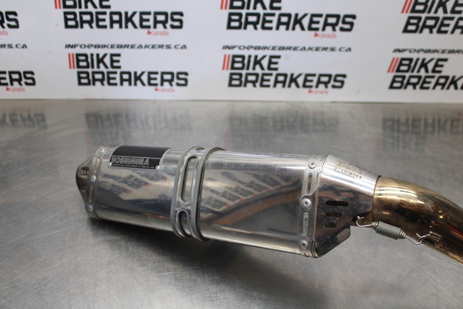 08-10 SUZUKI GSXR 600 YOSHIMURA EXHAUST PIPE MUFFLER SLIP ON CAN SILENCER BB202