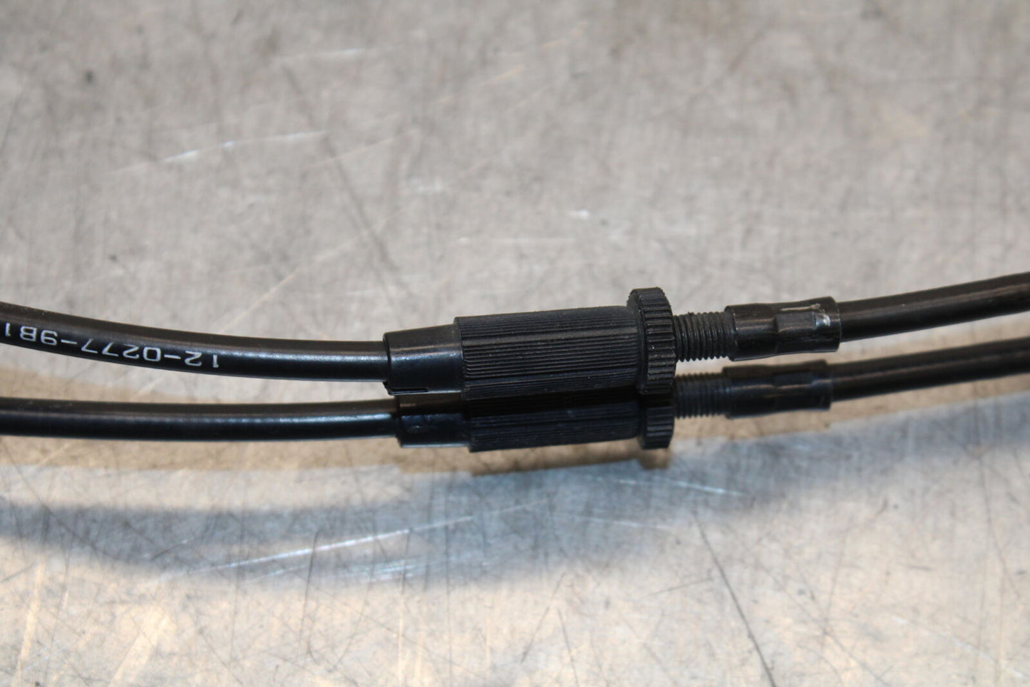 09-12 KAWASAKI NINJA ZX6R ZX600R THROTTLE CABLES LINES 54012-0277 BB656