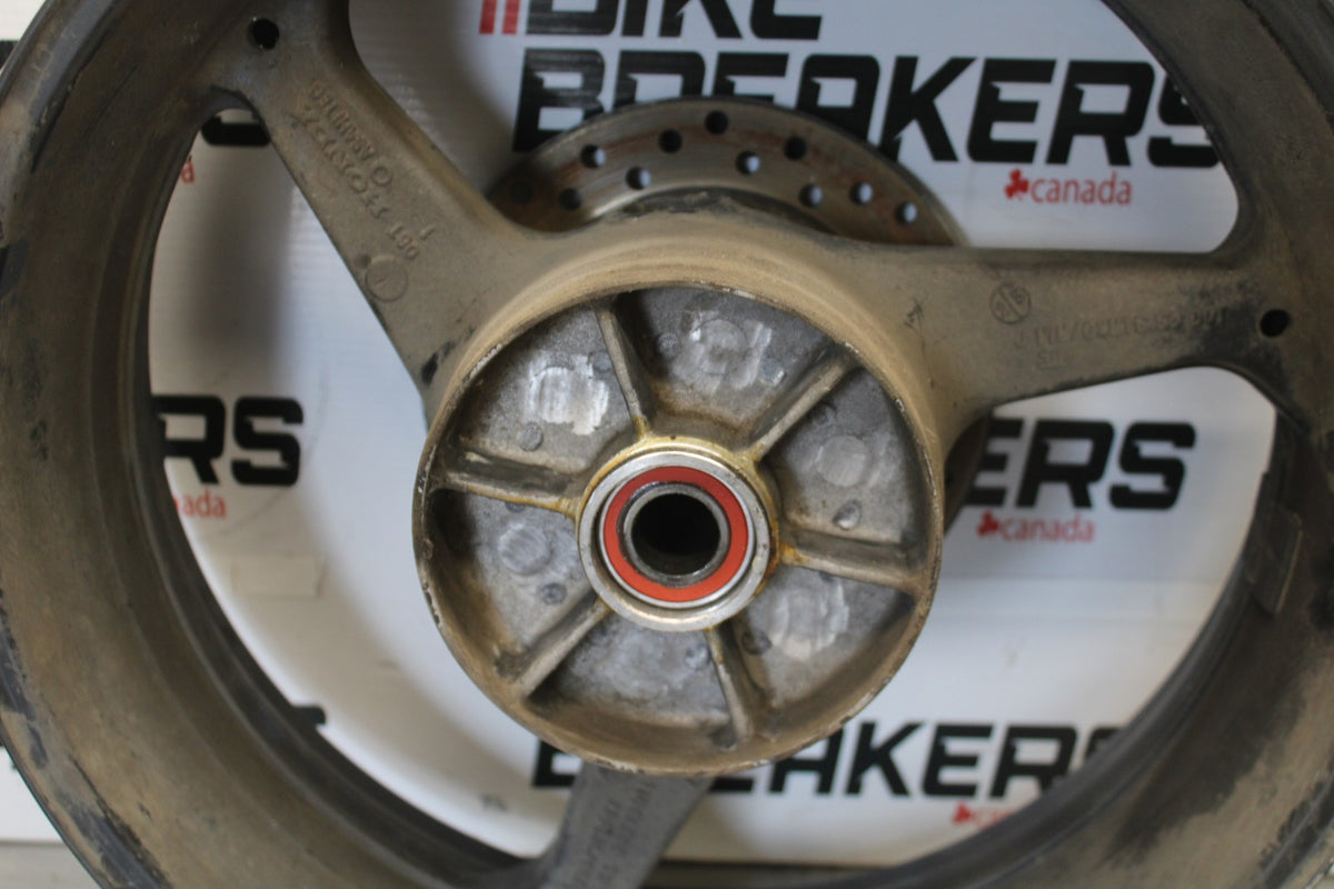 05-06 HONDA CBR600RR REAR WHEEL BACK RIM & ROTOR BB893