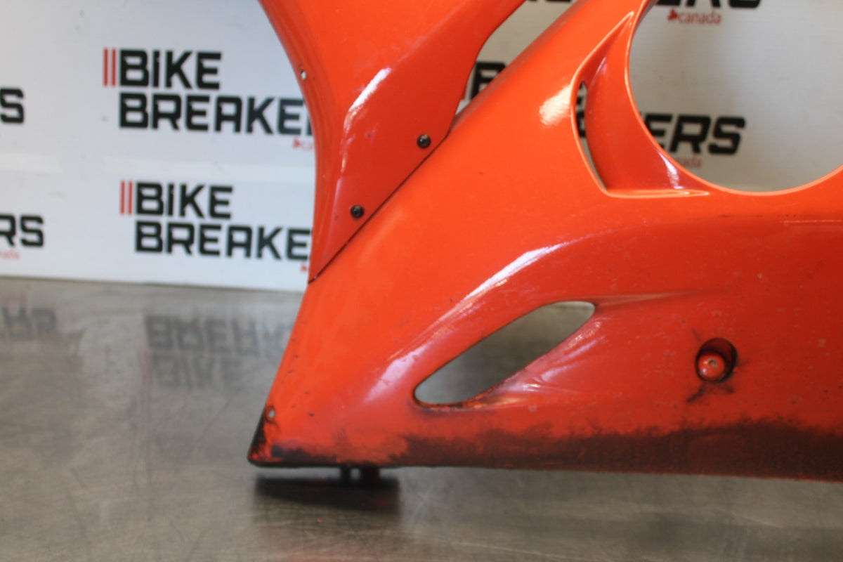 03-04 YAMAHA YZF R6 LEFT LOWER MID UPPER SIDE FAIRING COWL BB890