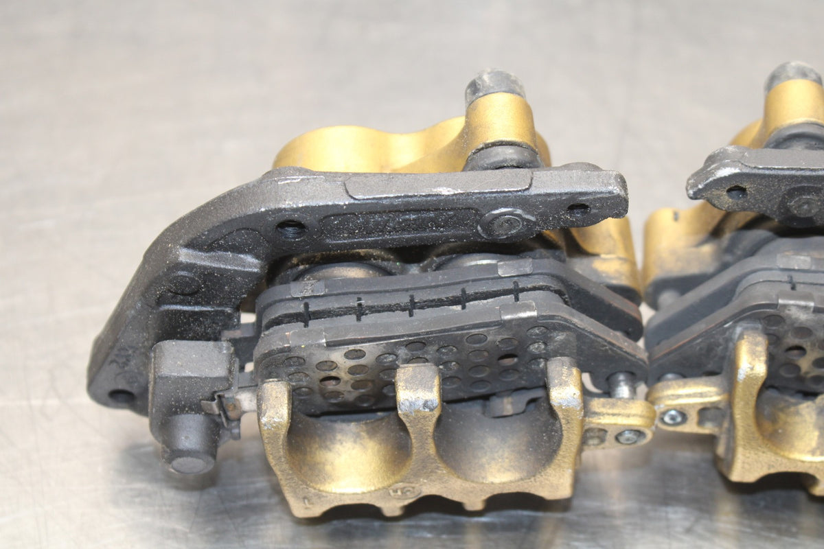 14 TRIUMPH STREET TRIPLE ABS RIGHT LEFT FRONT BRAKE CALIPER SET PAIR BB808