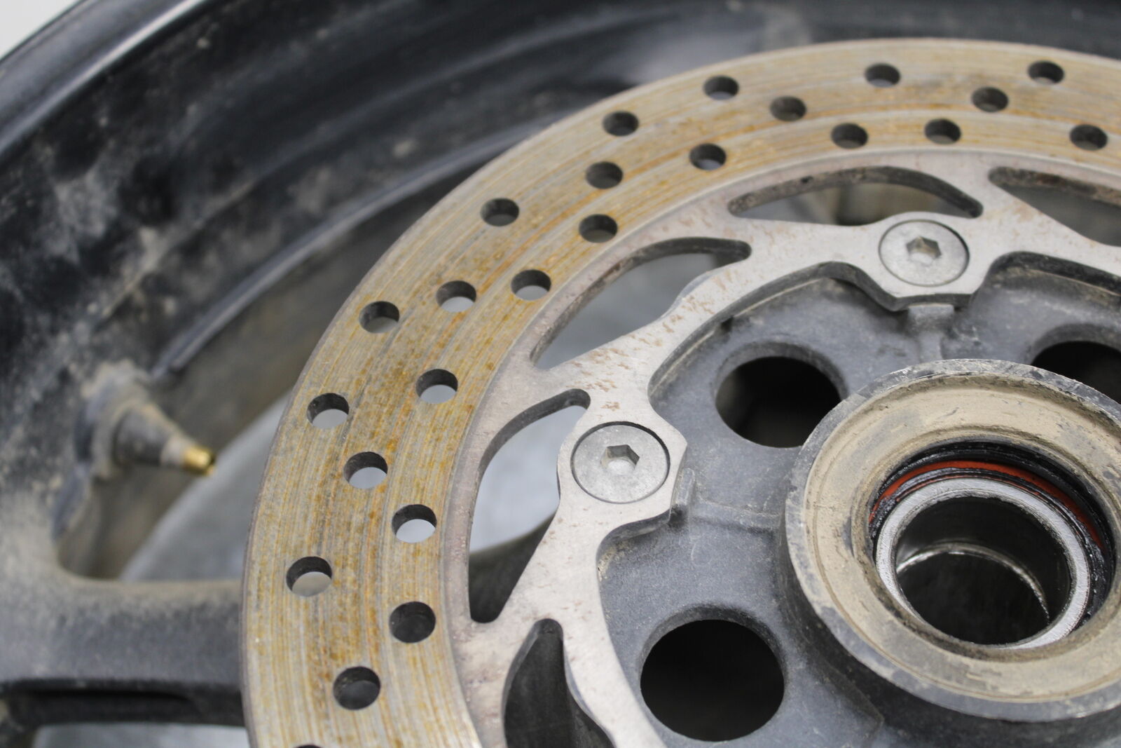 07-09 YAMAHA FZ6 REAR WHEEL REAR RIM  BB713