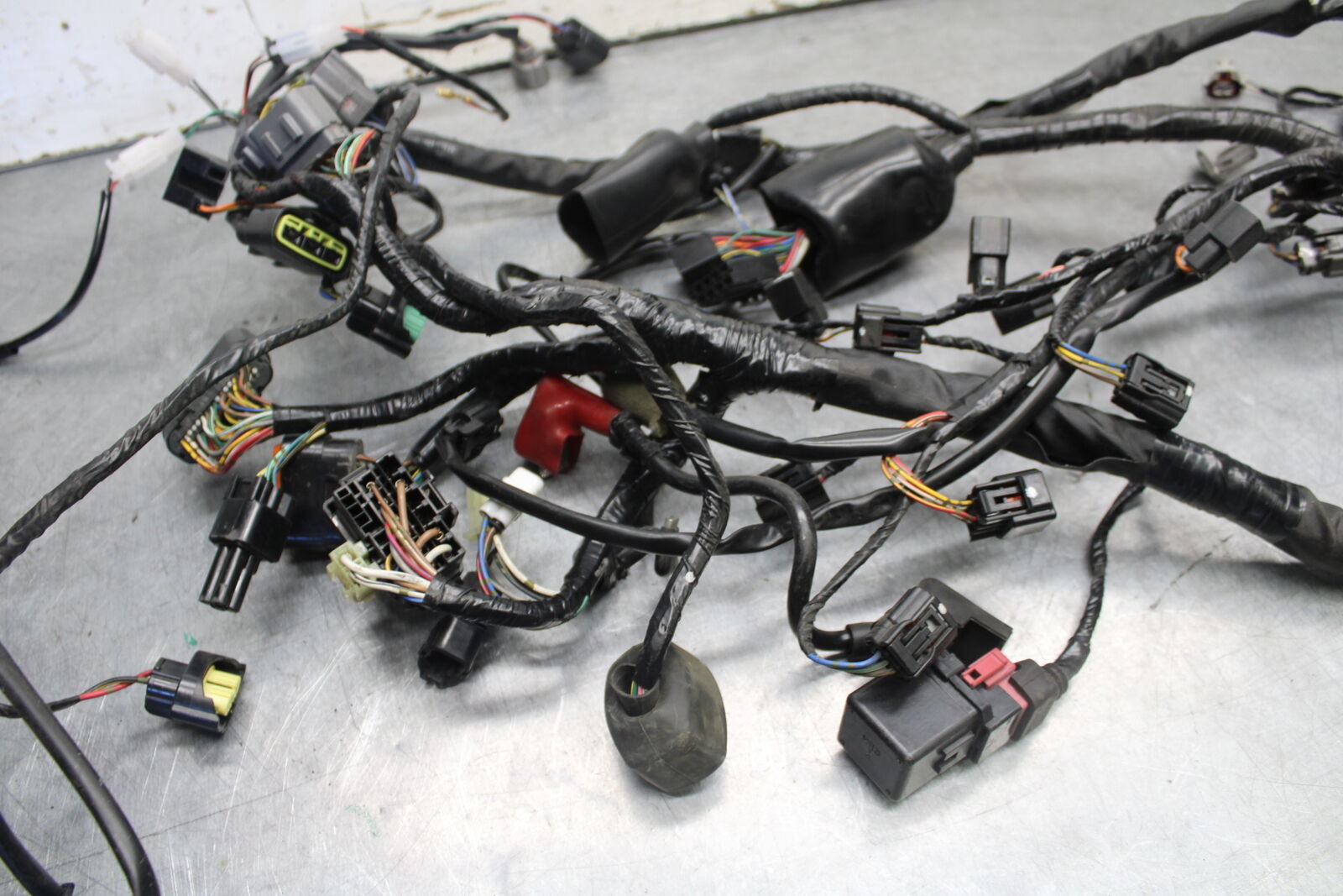 09-12 KAWASAKI NINJA ZX6R MAIN ENGINE WIRING HARNESS WIRE LOOM 26031-0793  BB698