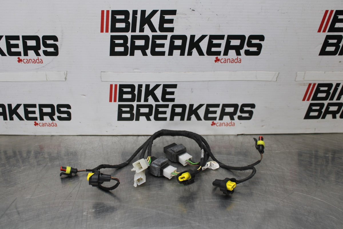 15 APRILIA RSV4 FACTORY APRC ABS HEADLIGHT WIRING HARNESS WIRE LOOM BB901