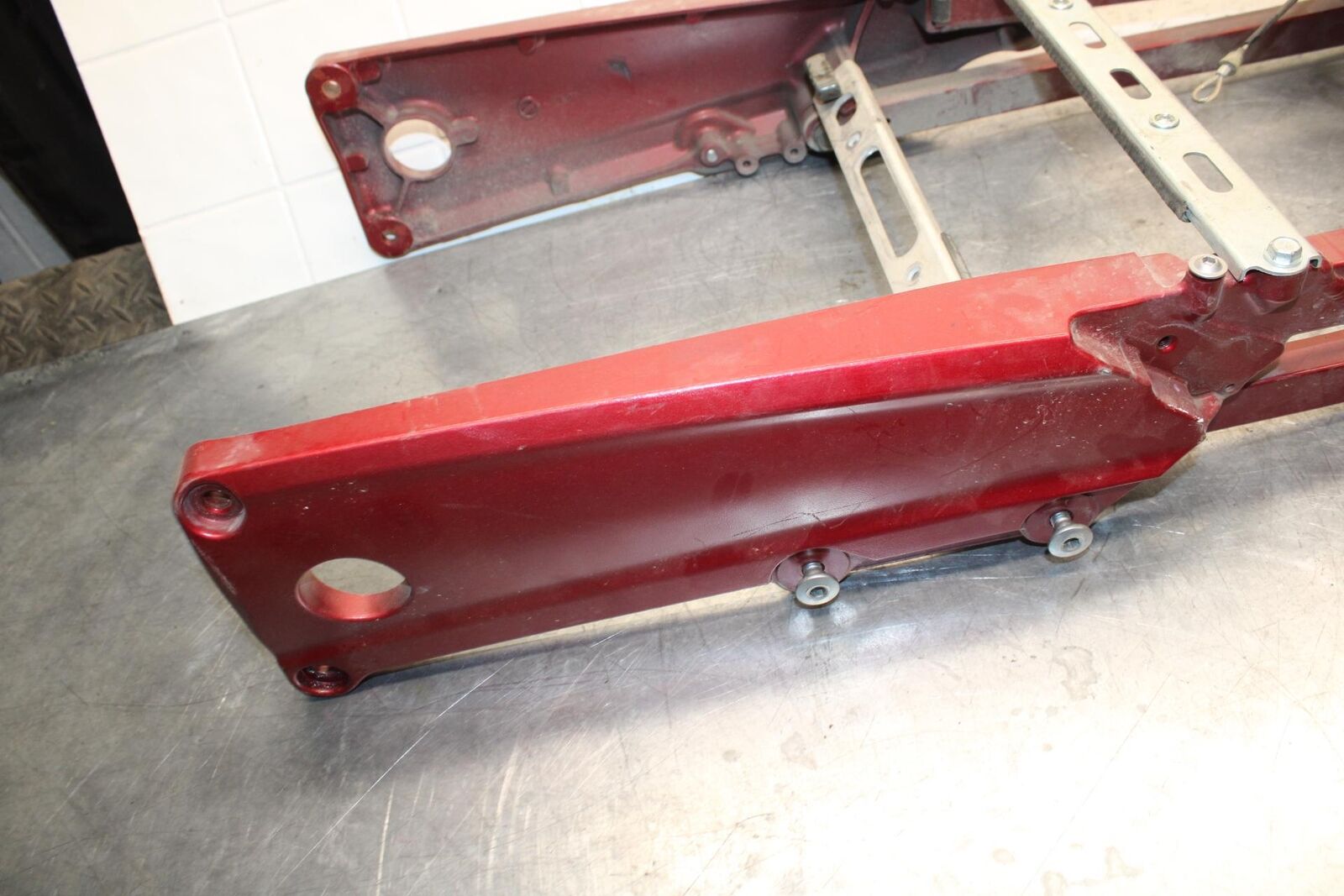 08-09 KAWASAKI NINJA ZX14R REAR SUBFRAME BACK SUB FRAME BB73