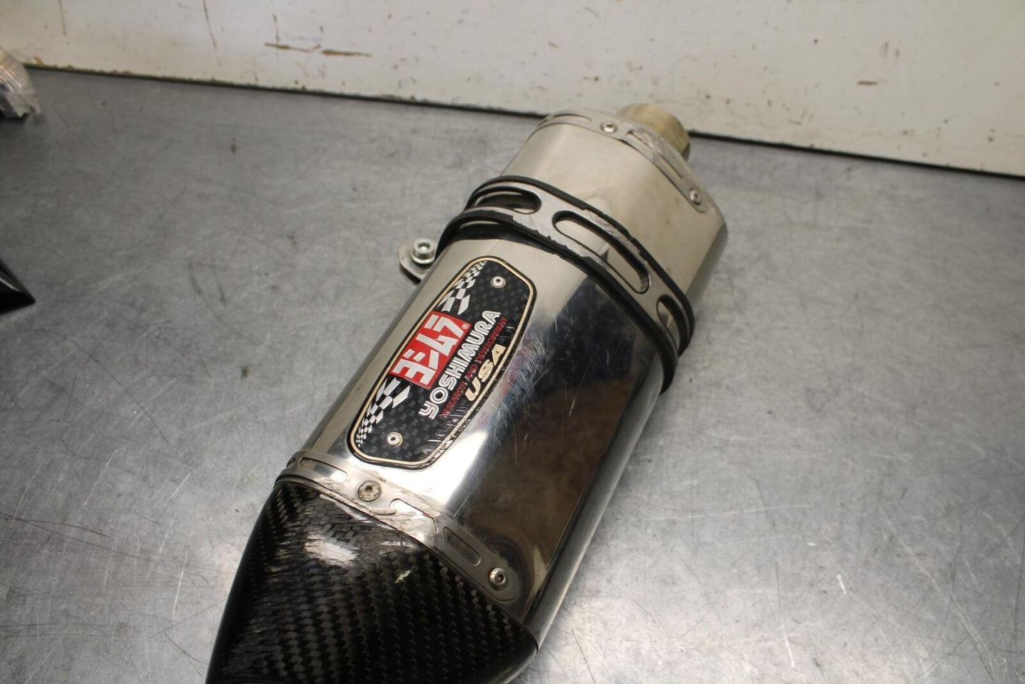 11-12 KAWASAKI Z1000 YOSHIMURA EXHAUST PIPE MUFFLER SLIP ON CAN SILENCER BB636