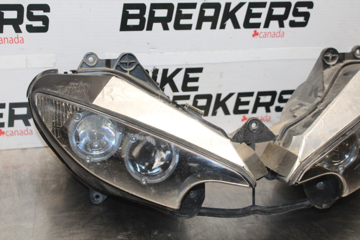 03-04 YAMAHA YZF R6 FRONT HEADLIGHT HEAD LIGHT LAMP BB890
