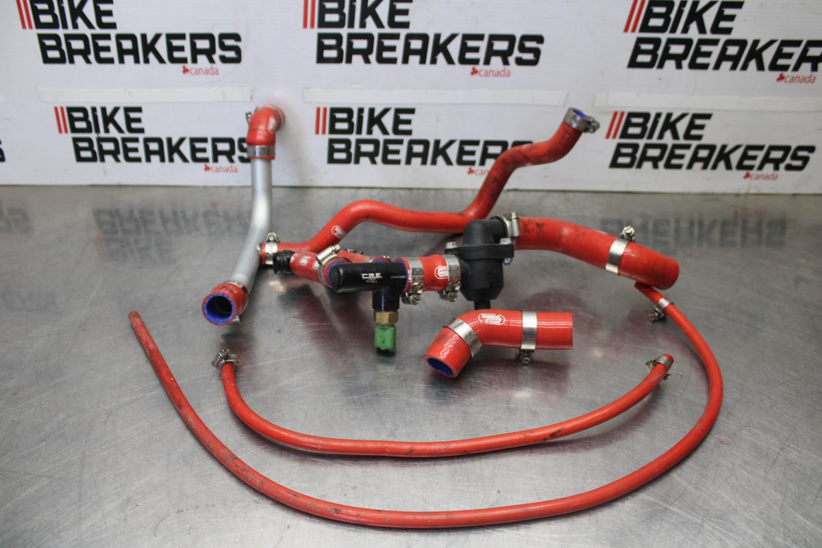 15 APRILIA RSV4 FACTORY APRC AFTERMARKET RADIATOR HOSES COOLANT WATER PIPE BB901